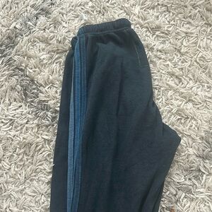 Aviator Nation Sweatpants: Size Large- Charcoal/Blue